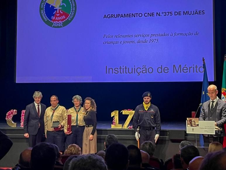 ⚜️ Atribui&ccedil;&atilde;o do T&iacute;tulo Institui&ccedil;&atilde;o de M&eacute;rito da Cidade: Agrupamento CNE n.&ordm; 475 de Muj&atilde;es