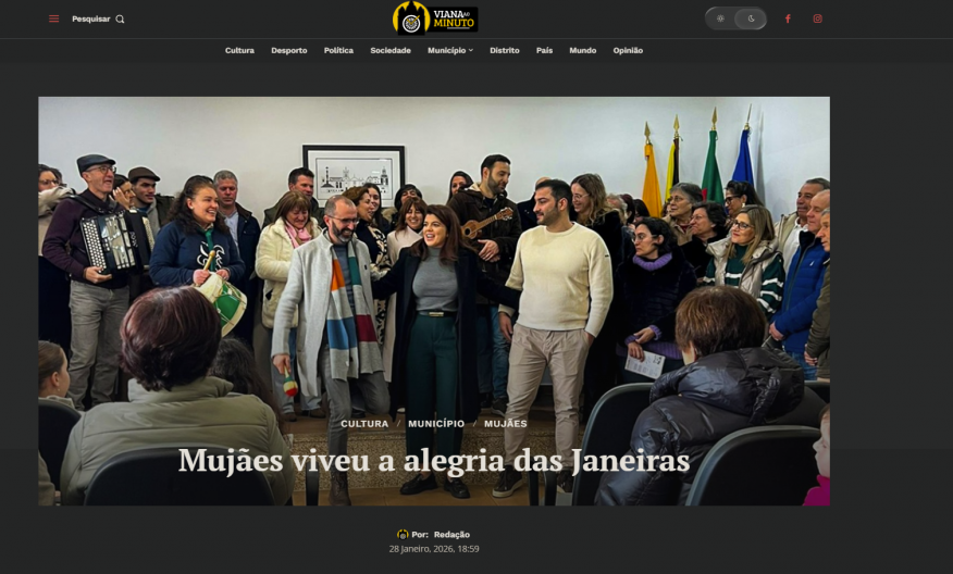 Muj&atilde;es viveu a alegria das Janeiras