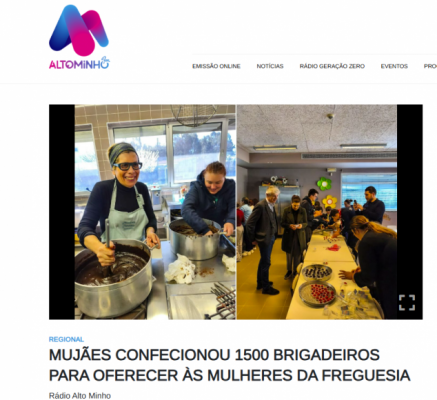 Muj&atilde;es confecionou 1500 brigadeiros para oferecer &agrave;s mulheres da freguesia